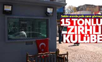 Samsun polisine 15 tonluk zırhlı kulübesi