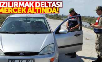 Jandarma Samsun Kızılırmak Deltası kontrolü altında