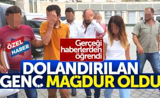 Samsun'da dolandırılan genç mağdur oldu