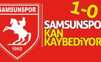 Samsunspor kan kaybediyor 1-0