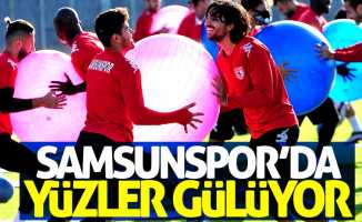 Samsunspor’da yüzler gülüyor 