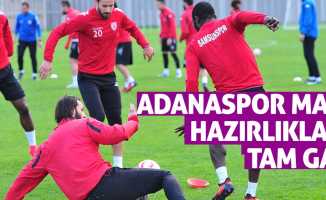 Adanaspor maçı hazırlıkları tam gaz