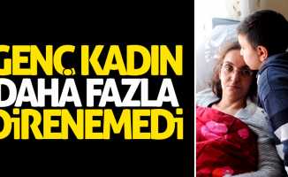 Genç kadın daha fazla direnemedi