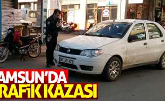 Samsun'da trafik kazası: 2 yaralı