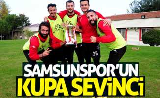 Samsunspor'un kupa sevinci