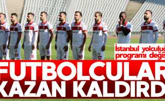 Samsunspor'da futbolcular kazan kaldırdı