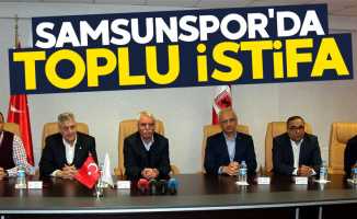 Samsunspor'da toplu istifa!