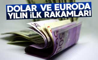 İşte dolar ve euroda yılın ilk rakamları