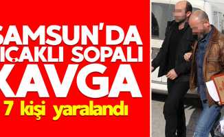 Samsun'da bıçaklı kavga: 7 yaralı