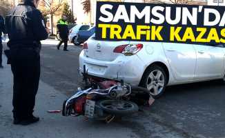 Samsun'da trafik kazası: 1 yaralı