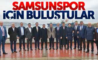 Samsunspor için buluştular