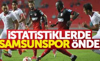 İstatistiklerde Samsunspor önde