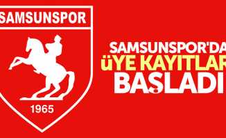 Samsunspor'da üye kayıtları başladı