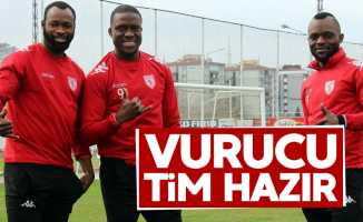 Samsunspor'da vurucu tim hazır