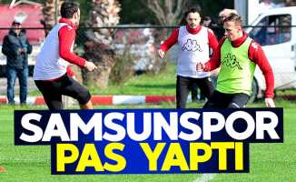 Samsunspor pas çalıştı