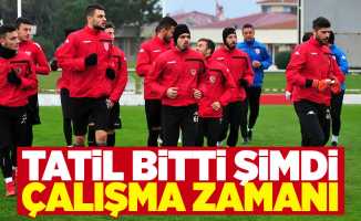 Tatil bitti şimdi çalışma zamanı 