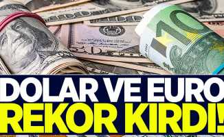 Dolar ve Euro güne rekorla başladı