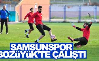 Samsunspor Bozüyük'te çalıştı