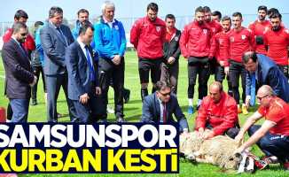 Samsunspor kurban kesti