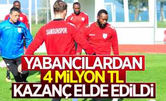 Yabancılardan 4 Milyon TL kazanç elde edildi 