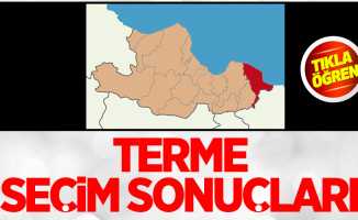 Samsun Terme seçim sonuçları