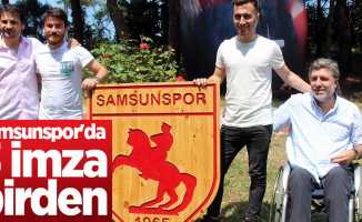 Samsunspor'da 3 imza birden