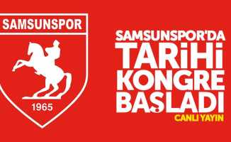 Samsunspor'da tarihi kongre - CANLI