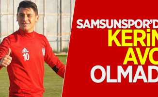 Samsunspor'da Kerim Avcı olmadı 