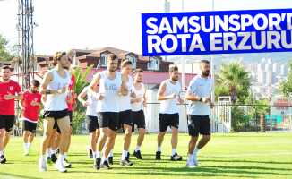 Samsunspor'da rota Erzurum