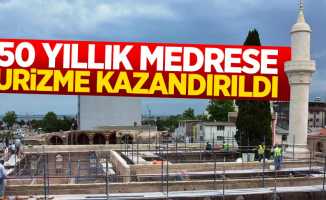 Samsun'da 250 yıllık medrese turizme kazandırılacak