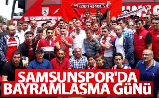 Samsunspor'da bayramlaşma günü 