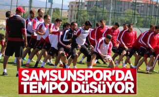 Samsunspor’da tempo düşüyor