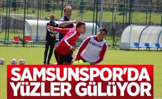 Samsunspor’da yüzler gülüyor