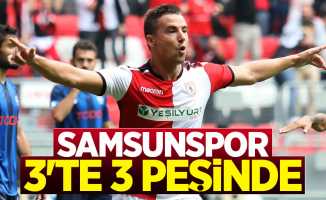 Samsunspor 3'te 3 peşinde