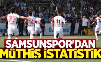 Samsunspor'dan 5 maçlık müthiş istatistik 