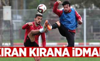 Samsunspor'da kıran kırana idman 