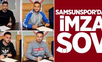 Samsunspor'dan imza şov 