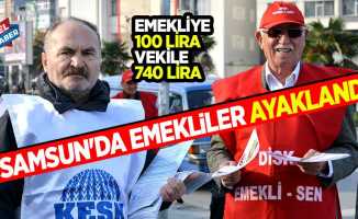 Samsun'da Emekliler Ayaklandı 