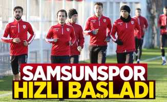 Samsunspor hızlı başladı 