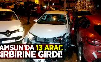 Samsun'da zincirleme kaza! 4 yaralı