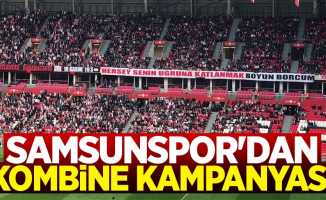 Yılport Samsunspor'dan kombine kampanyası