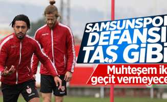 Samsunspor defansı taş gibi 