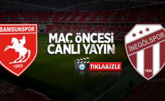 Samsunspor-İnegölspor maçı öncesi (Canlı)