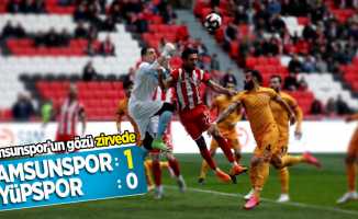 Samsunspor'un gözü zirvede 1-0