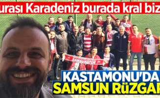 Kastamonu'da Samsunspor rüzgarı