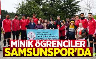 Minik öğrenciler Samsunspor'da