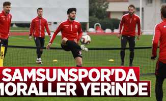 Samsunspor'da moraller yerinde