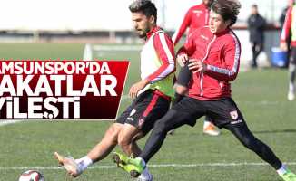 Samsunspor'da sakatlar iyileşti