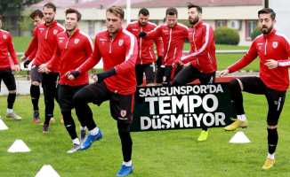 Samsunspor'da tempo düşmüyor 