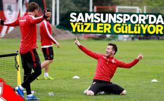 Samsunspor'da yüzler gülüyor 